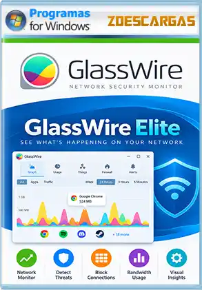 GlassWire Elite Full Español Descargar GlassWire Elite full Español
