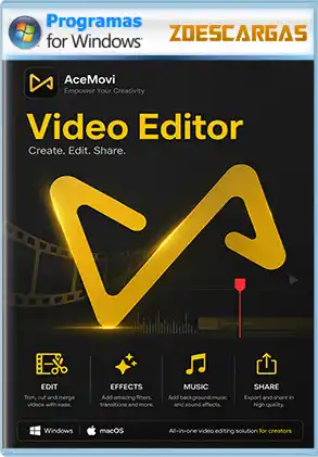 TunesKit AceMovi Video Editor v5.8.0.34 Full Español [Mega]