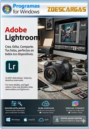 Adobe Lightroom 2026 v9.3.2 Full Español [Mega]