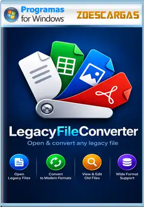 Legacy File Converter Standard + Plus Full Español